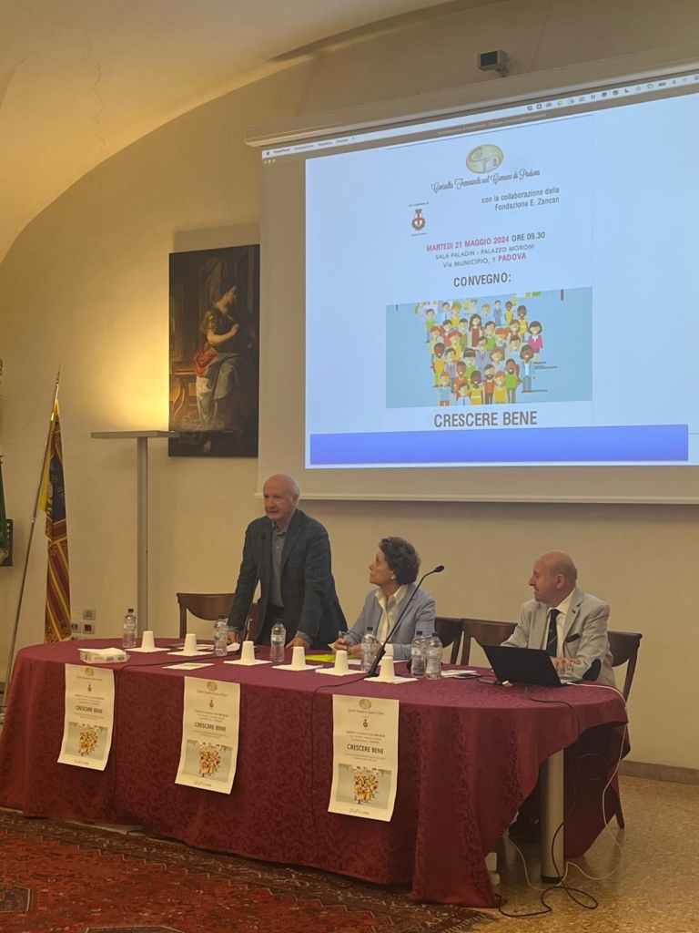 La Consulta Femminile del Comune di Padova, in collaborazione con la Fondazione Zancan, ha organizzato martedì 21 maggio presso la Sala Paladin di Palazzo Moroni un convegno sul tema del “Crescere bene”